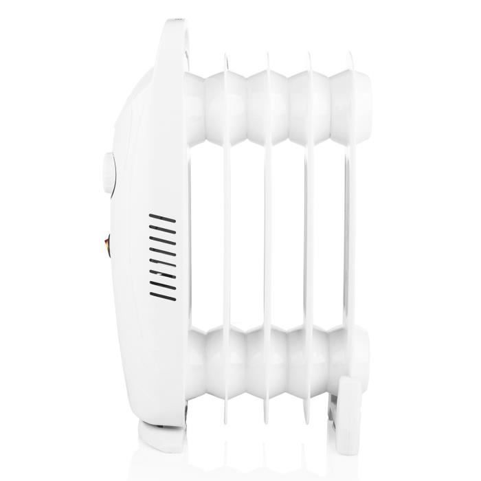 Tristar Mini-radiateur à bain d'huile 5 ailettes KA-5103 500 W