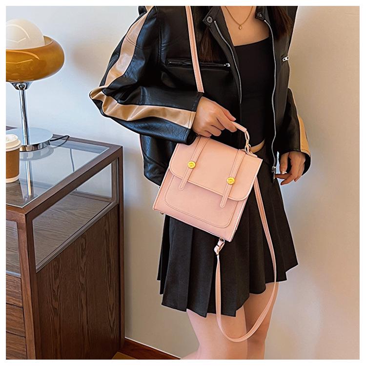 2023 Trendy Textured Casual Women's Backpack – Stylish and Simple Shoulder Bag