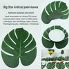 12Pcs Artificial Palm Leaves Hawaiian Luau Jungle Beach Theme Party Decor DIY Supplies for Birthday Holiday Home Wall Decor