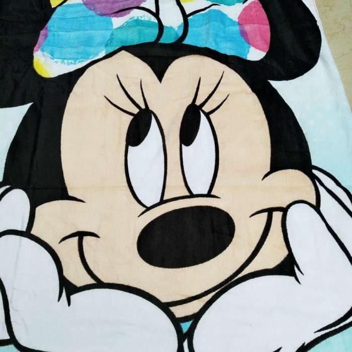 Serviette de bain - Disney - Minnie Mouse - 100% coton - 70x140cm - Rose