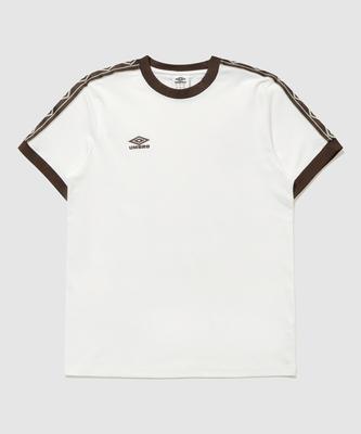 UMBRO Nq Tape Short Sleeve T-Shirt White Ur111Crs32