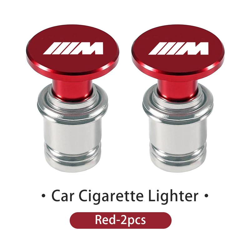 Für BMW 1/2 Stück Auto Zigarettenanzünder Kappe Aluminiumlegierung Staubschutzabdeckung X1 X2 X3 X4 X5 X6 X7 G20 G30 6GT E46 E90 E60 F10 E39 M3