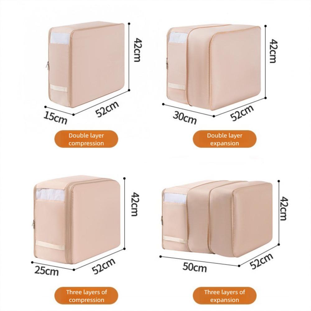 Space Saving Compression Bag 3 Layers Closet Cabinet Organizer Folding storage bag  Clothes