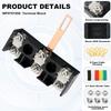 Practical Replacement Screw Type Terminal Connector For Oven Electrical Repair With 10 Heat Shrink Tubes 5 Cable Lugs