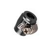 Fuel Oil Lightweight Anodised Reusable Black Hose Finishers Clamps Tube Hose AN4