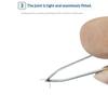 Stainless Steel Eyebrow Clip With Led Light Professional Lighted Tweezers For Eyelash Brow Hair Removal Makeup Tools