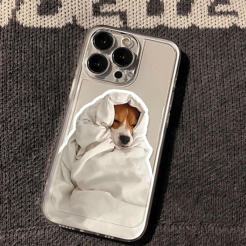 Wrap quilt dog for iPhone16promax Apple 14 mobile phone case 12/13 New 11 Factory