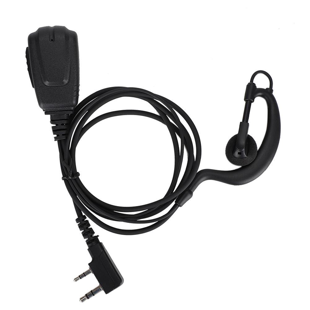 

2-контактный разъем Гарнитура с большой кнопкой PTT Рация Наушник Радио Наушники