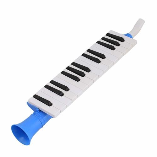 Yibuy Blue Plastic 27-Key Wind Piano Keyboard Harmonica