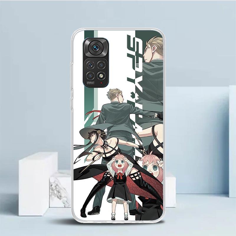 Anime Spy Family Anya Phone Case For Xiaomi Redmi Note 15 14 14S 13 12S 12 Pro Plus 11S 11 11T 11E 10S 10 + Soft TPU Back Cover