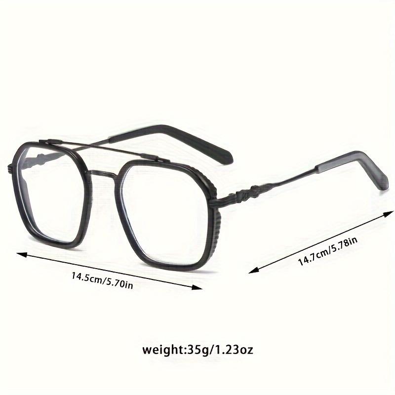 Innovative Square Pilot für Männer und Frauen Metallrahmen Perfekt für Freizeitkleidung und Aktivitäten