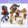 10 Piezas Figuras de Acción de Moana Muñecos Juguetes Lindos de PVC Regalo para Niños Para Juego Creativo Tiempo de Juego Decoración