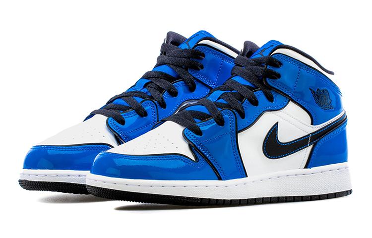 Jordan 1 Mid Signal Blue GS BQ6931-402