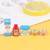 Decoration Dollhouse Tomato Sauce Pretend Play Doll Kitchen Food Miniature Yogurt Model  DIY Toy