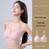 Anti-Gravity Seamless Wire-Free Support Bra with Fixed Cups & Letter Straps