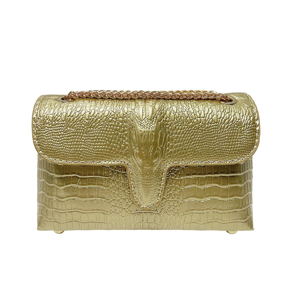 Underarm Bag with Chain, Small Square Bag, Women's Banquet Handbag, Single Shoulder Strap, Evening Bag