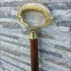 Pure Sheesham, Handmade Walking Cane, Brass Walking Stick, Adult Walking Cane, Vintage Walking Stick, Sheesham Wood Cane
