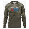 Mens Quick-Dry UV Protection Fishing Hoodie Long Sleeve Outdoor Sport Shirt Summer Fall
