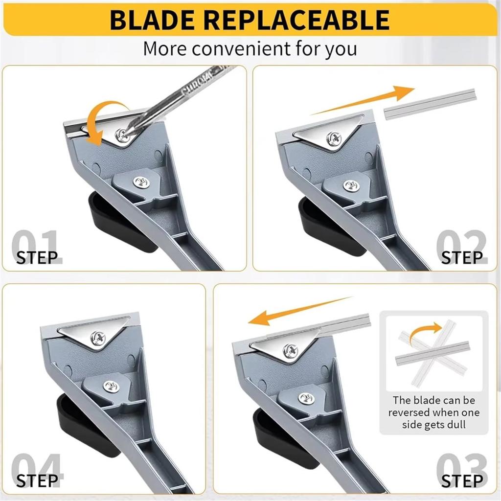 2 ks Škrabka Prémiová Ergonomická Karbidová Škrabka 2-1/2In Škrabka na Barvu Nástroj pro Barvu Dřevěné Lepidlo Pryskyřici Skvrny