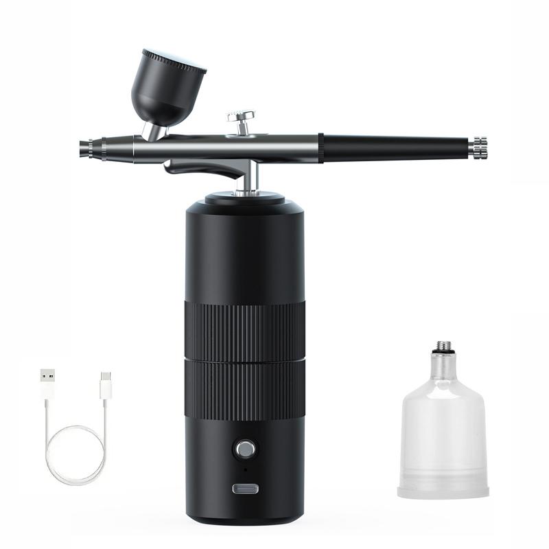 Airbrush Nail With Compressor Portable Airbrush Nail Art Compressor For Nails Cake Painting Crafts Air Brush Kit Nails Spray