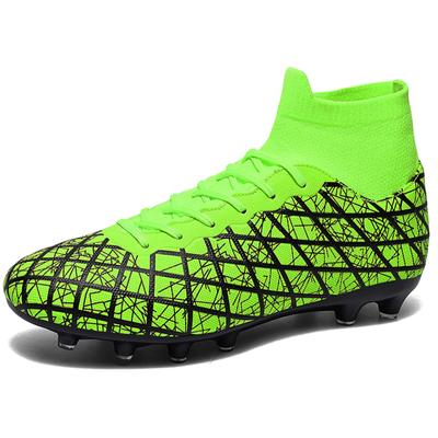 Unisex Futbol Ayakkabıları Erkek Yüksek Top Çorap Uzun Çiviler Eğitim Spor Ayakkabıları, Çocuk Futbol Ayakkabıları Gençlik Futbol Ayakkabıları
