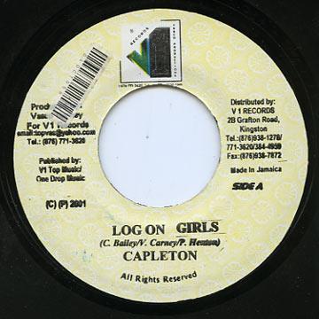 

7inch Record CAPLETON - Log On Girls NONE V1 Records 2001 Jamaica Reggae, Ska & Dub Used