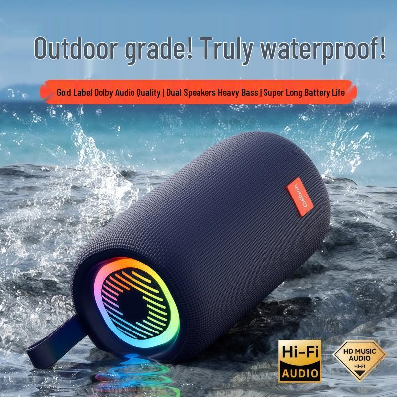 T65 Portable Bluetooth Speaker: High-Volume, Super Bass, Long Battery Life, Compact, Outdoor-Ready, High-Quality Sound Player