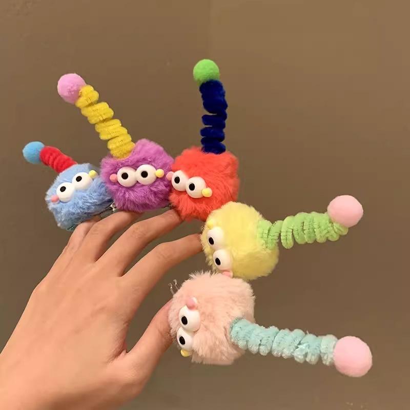 Sweet Hairpin Cute Girl Clasp Spring Headband Big Eyes Claw Clip Fashion Hairpin