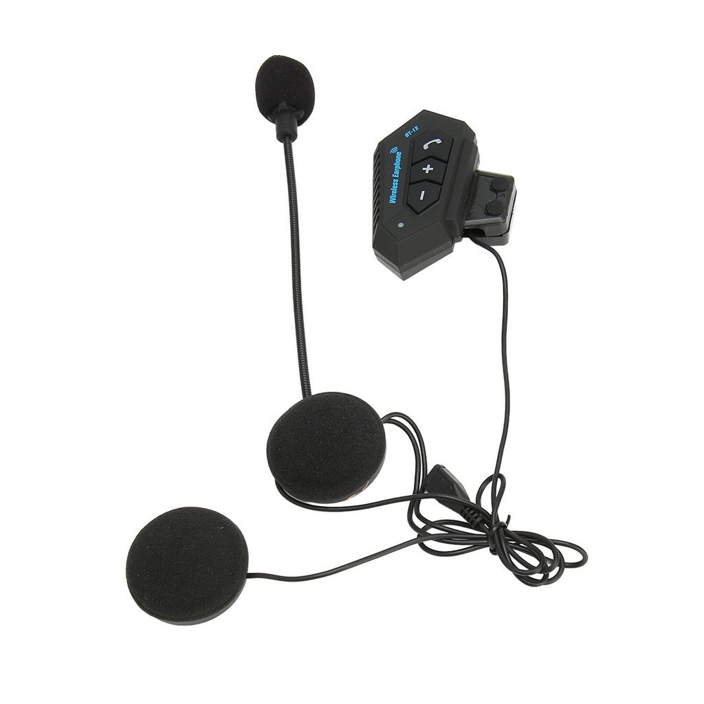 Motorcycle Helmet Bluetooth Headset Adjustable Volume Noise Reduction IP67 Waterproof Helmet Bluetoo