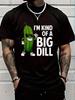 Grappig augurkontwerp Voor Unisex Grote Augurkliefhebber T-shirt
