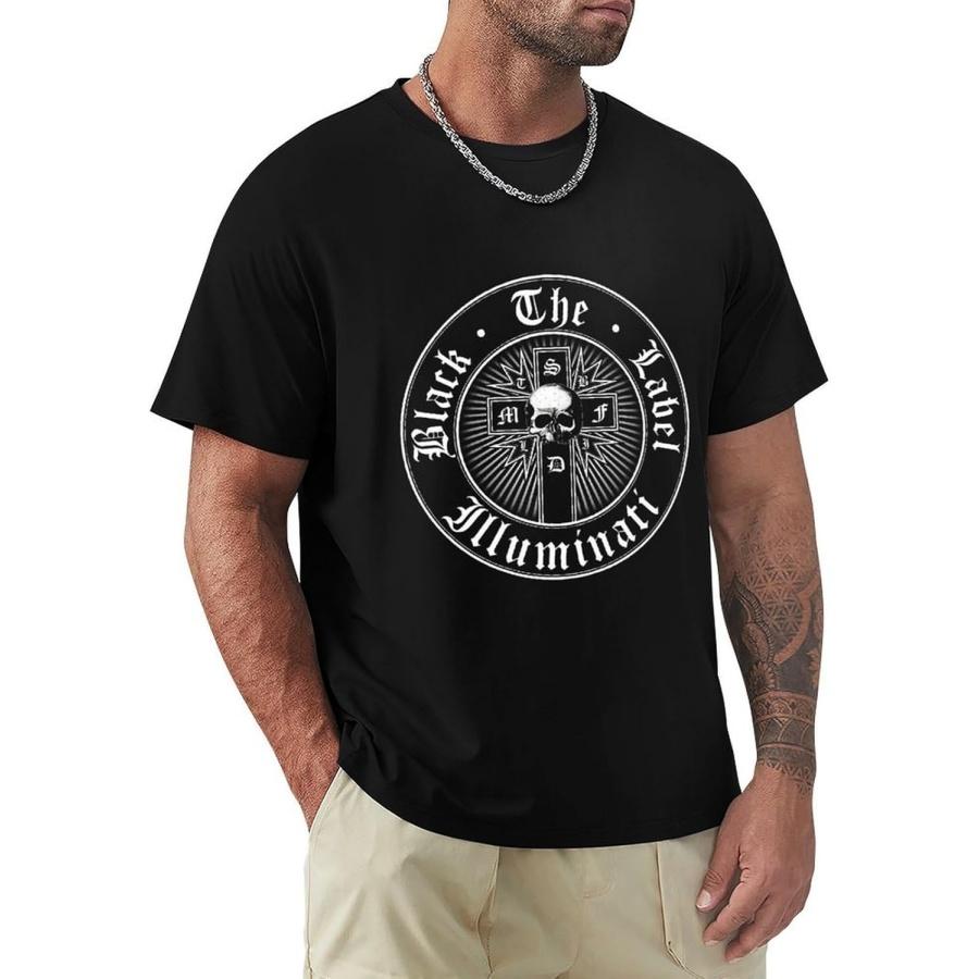 MENPULAM Black Label Society Mens T-Shirt Hipster Print Black Label Society T Shirt Short Sleeve Tees Top(1) XXXXXL разноцветный