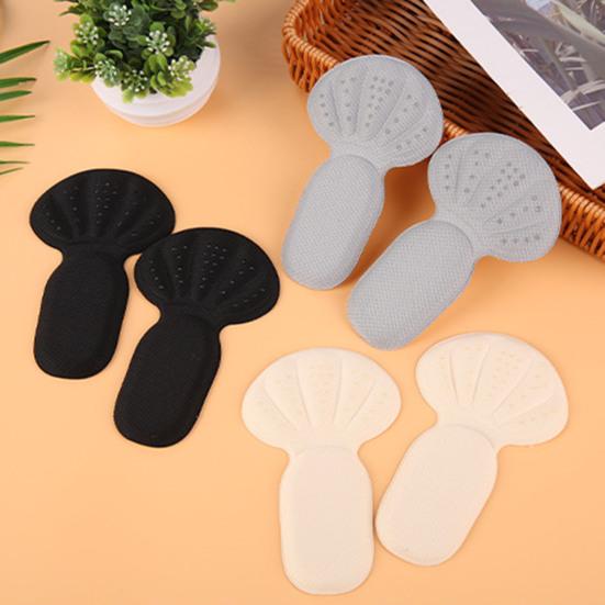 2 in 1 Heel Cushions Shoe Inserts Non-slip Heel Protectors Cut-to-size Insoles Mesh Heel Grips for Shoes Too Big All Shoe Types