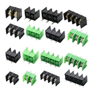 7.62mm 8.5mm 10.0mm Hatve KF7.62 KF8500 KF1000 2in 3in 4Pin Vidalı Klemens Konnektörü PCB Klemens Konnektörleri