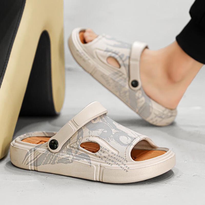 Bofu Bird Men's Cushioned Sporty Beach Sandals
