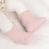 Cross-Border Winter Baby Velcro Cotton Warm Shoes with Plus Velvet Soft Sole.
