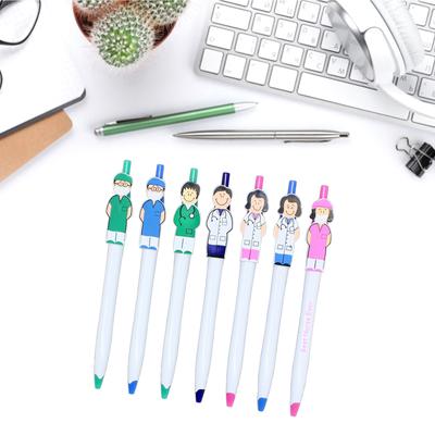 14Pcs Retractable Ballpoint Pen Doctor Nurse Ballpoint Pen Office Writing Pen Smooth To Write Office Supply for Hospital
