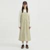 Shop   Women Crinkle Strap Layered Outing Long Dress Beige Naru Wdr 21070 Beige