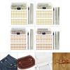 40 Sets Rivets and Burrs with 3.5 Rivet Punch Tool and Install Setting Tool for Leather Belt, Wallets, Handbags, Rope