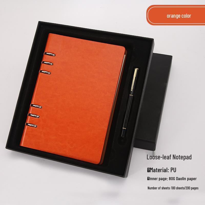 Enterprise Loose-leaf Notebook, Customizable A5/B5/A6 for Company Events & Meetings