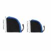 7 Slots Fishing Line Storage Wallet Nylon Material Zippered Closure Fishing Line Packet Wallet Lightweight Design Mesh Structure