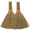 2Pcs Desktop Broom Short Handle Small Brooms Efficient Dust Brushes for Home Office Car Cleaning Manual Dust Removal