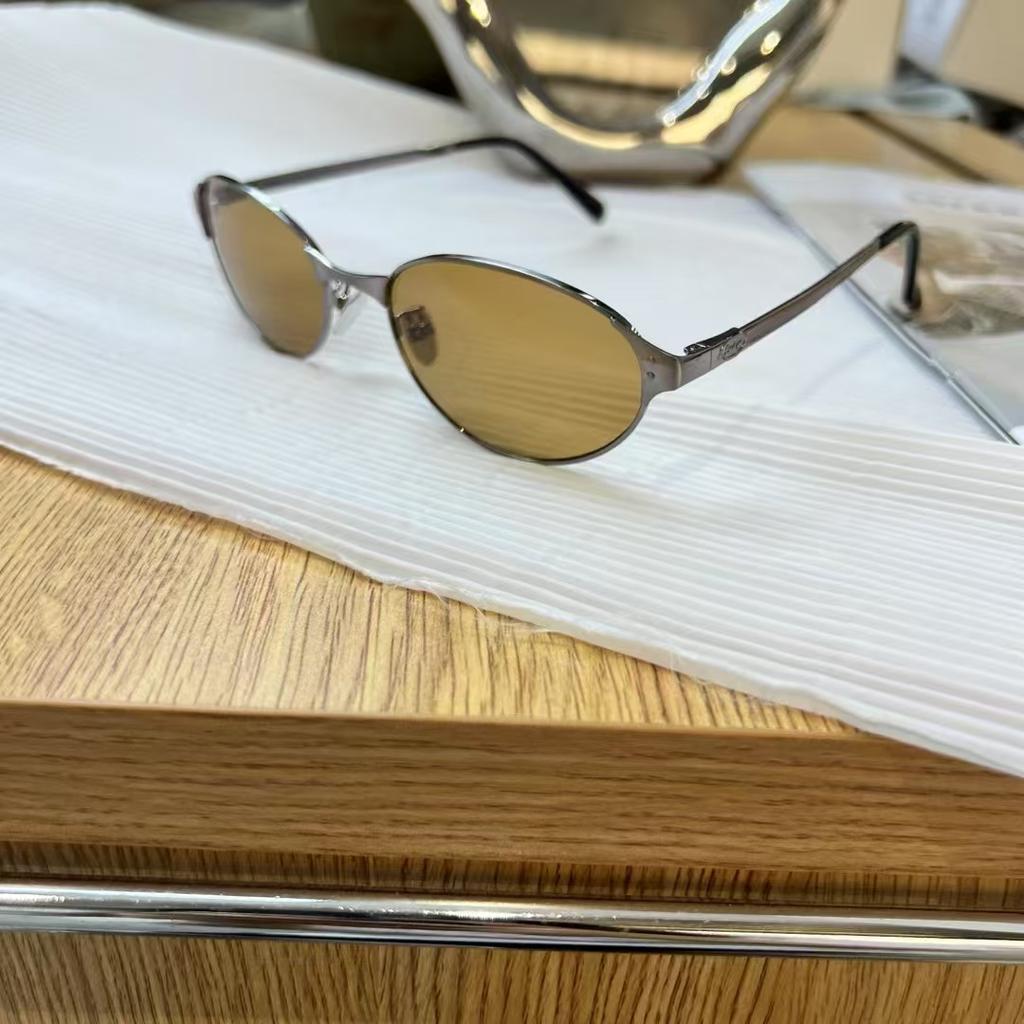 Oval Shape Woman Sunglasses Korean Style Uv400 Protection Sun Glasses Man High Quality Female Sunglass