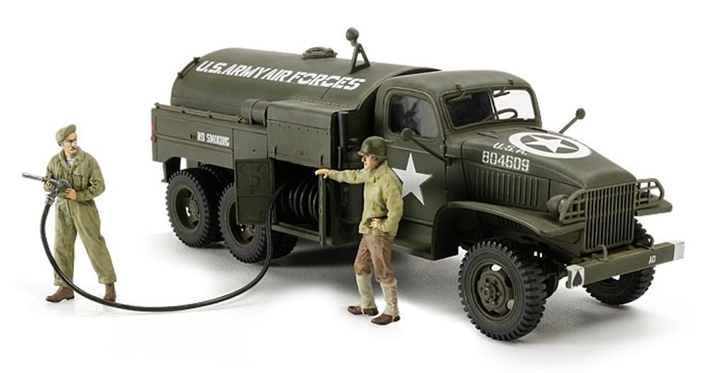Tamiya Military Miniature Series 79 US Army Ton 6x6 Fuel Truck Plastic Model Kit 32579 1/48 No. 1/2