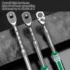 Adjustable Length Ratchet Spanner 90 Teeth Design Ergonomic Grip Professional Automotive Repair Ergonomic Handle Wrench