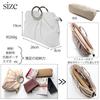 MIKA&MAYA 2-Way Party Bag, Clutch Bag, Handbag, Shoulder Bag, Second Bag for Women (Black)