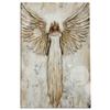 Escultura Decorativa de Anjo Vintage para Parede Artesanal Ornamento Decorativo Pendurado para Decoração de Casa Sala de Estar Quarto Escritório