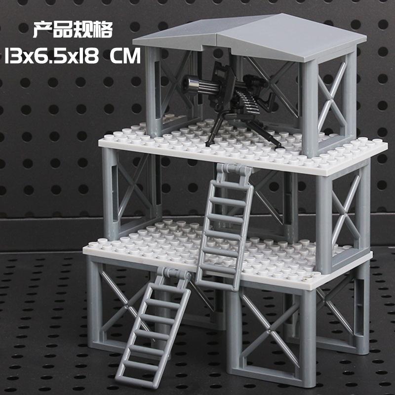 DIY Assembling Toy Building Block Model MOC Scene Armory Military Base Children Birthday Party Gift Children's Educational Toys