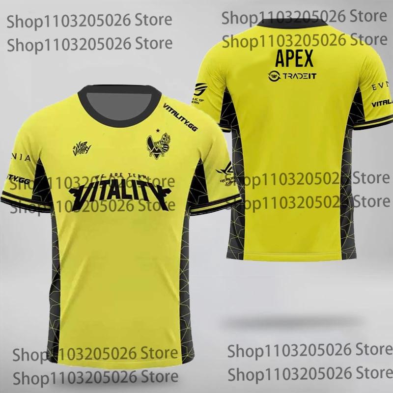 Major Champion  Jersey Team Vitality Professional Player Tshirt New CS2 Esports CSGO Training Uniform Oversized VIT Fans Top