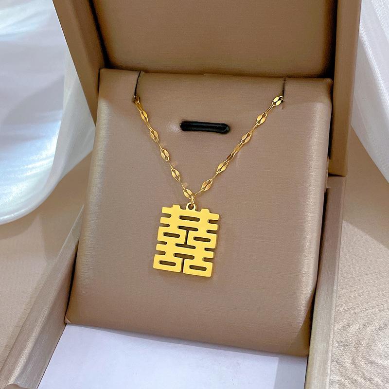 Real Gold Electroplating In The Furnace, Good Color Retention, Cold Necklace, Female Collarbone Chain With Jewelry