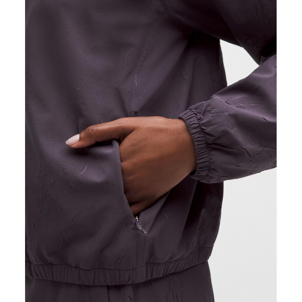 Lululemon Adapted State Vented Jacket Crinkle Atmospheric Purple